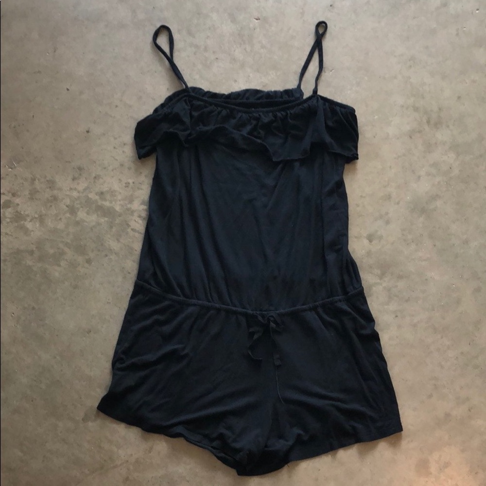 GAP body black romper/cover up